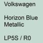 Preview: Volkswagen, Horizon Blue Metallic, LP5S / R0.